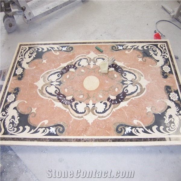 Mosaic Table Patterns, Mosaic Marble Tabletops