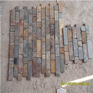 Slate Mosaic, Natural Stone Mosaic, Lotus Slate Mosaic