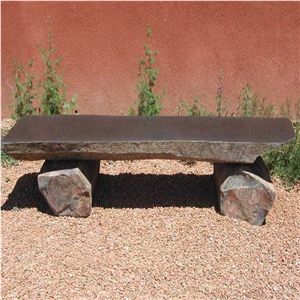 Stone Bench, Black Basalt Bench