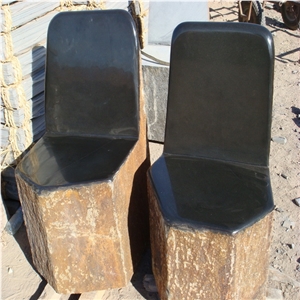 Stone Bench, Black Basalt Bench