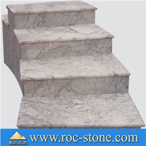 White Marble Stone Step and Riser
