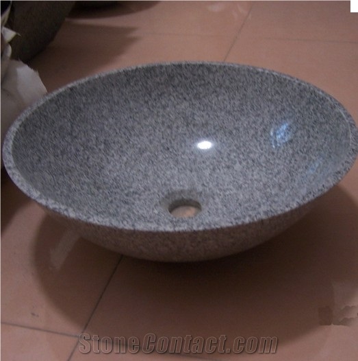 G603 Granite Basin ,bowl Sink, Padang Light Grey Granite Basin