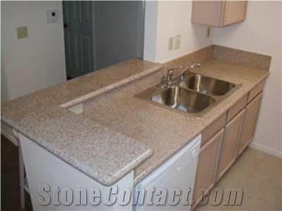G682 Granite Countertop, Golden Sand Granite Countertops