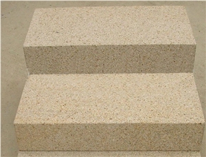 G682 Staircase &steps ,polished Stairs, G682 Yellow Granite Staircase