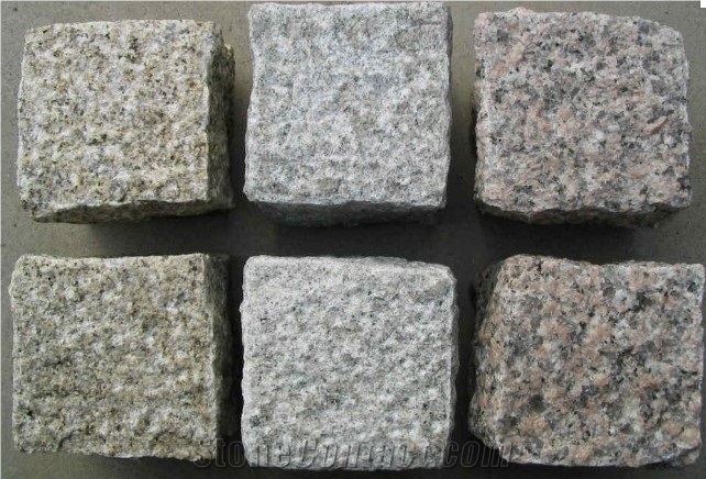 Paving Stone ,granite Cube Stone,Grey Granite Paving Stone