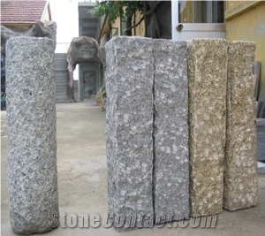 Rough Picked Stone Palisade, G654 ,G606 ,G682 Granite Palisade