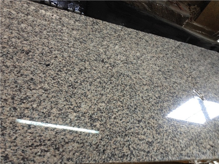 Shiny Brown Tile & Slabs New Granite Color, China Beige Granite