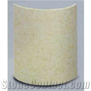 Beige Crystallized Cambered Panel