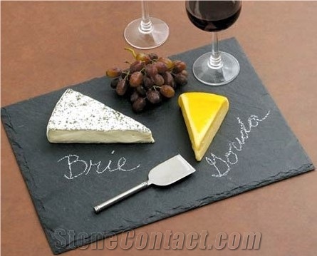 Black Board Slate Food Tray Slate Cheese Board