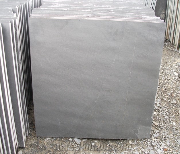 Eco-friend Slate Stone Slate Tile Flooring Slate, China Black Slate