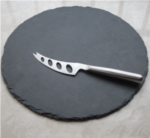 Top Grade Restaurant Dinnerware Slate Plate Slate, Black Slate Plate