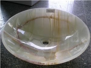 Light Green Onyx Sink