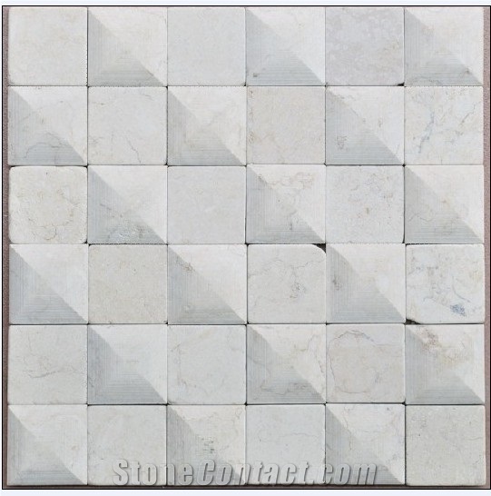 Mable Mosaic, White Marble Mosaic