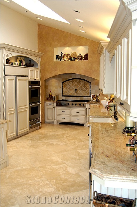Oasis Beige Travertine Honed and Filled