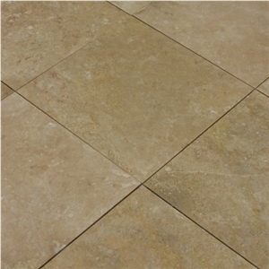 Oasis Walnut Travertine Honed and Filled Slabs