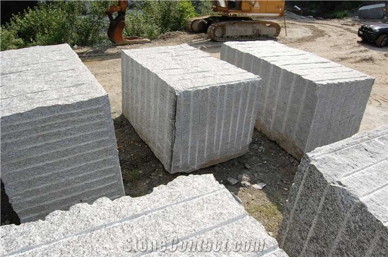 Cresciano Blocks, Switzerland Grey Granite