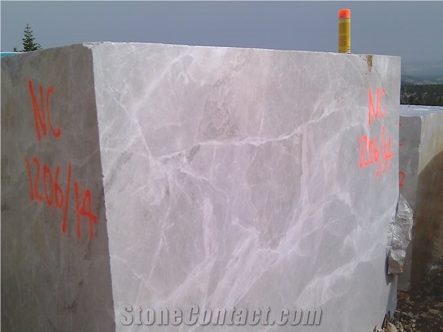 Silver Shadow Marble Block, Turkey Grey Marble