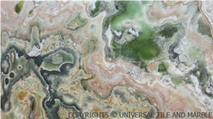 Verde Malacite Onyx, Pakistan Green Onyx Slabs & Tiles
