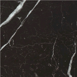 Nero Marquina Marble, Spain Black Marble Slabs & Tiles