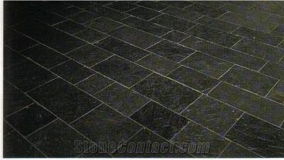 Otta Phyllite Floor Pattern Tumbled, Quartzite Slabs