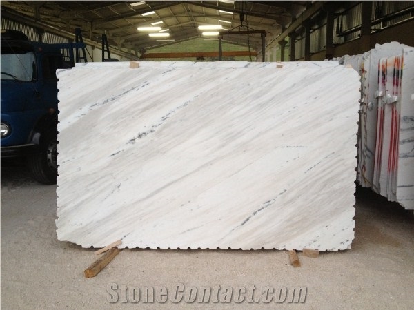 Champagne Extra White Marble Slabs