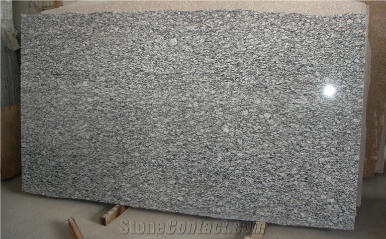 G418 Spary White Granite Slab