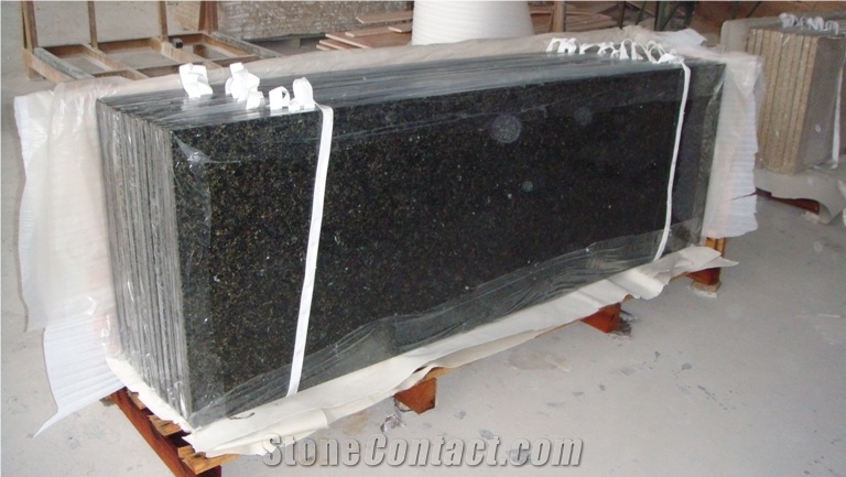 Granite Laminated Countertop, Black Granite Countertop