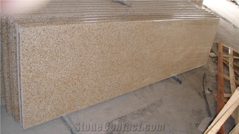 Half Bullnose Granite Countertop, G682 Yellow Granite Countertop