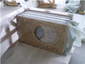 Washroom Vanity Top, Brown Granite Vanity Top