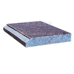 Countertops Edge Detail, Brown Marble Countertops