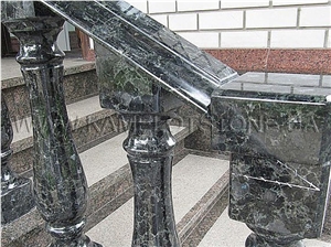 Kamelot Black Ice Granite Balustrade