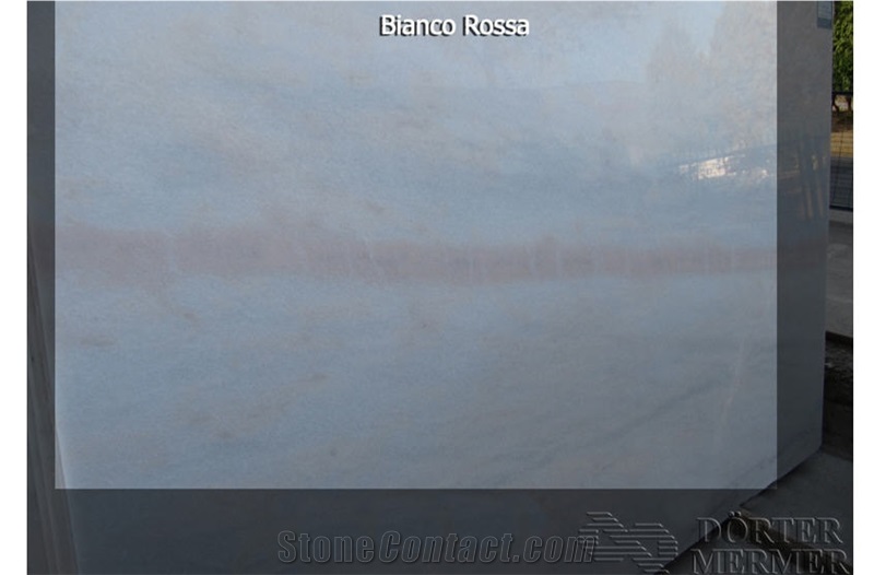 Bianco Rosa - Bianco Rosso, Turkey White Marble Slabs & Tiles