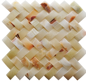Mosaic 001, China Yellow Onyx Mosaic