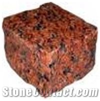 Leznikovske Granite Chopped (splitted) Finish Cube, Red Granite Cubes