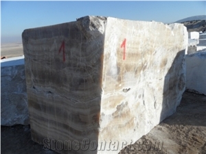 Miracle Onyx Block, Turkey Yellow Onyx