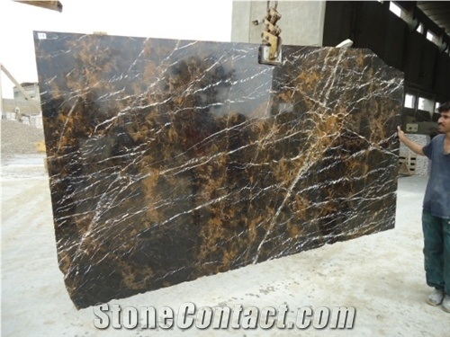 Pakistan Marble Tile, Black ,Gold Marble Slabs