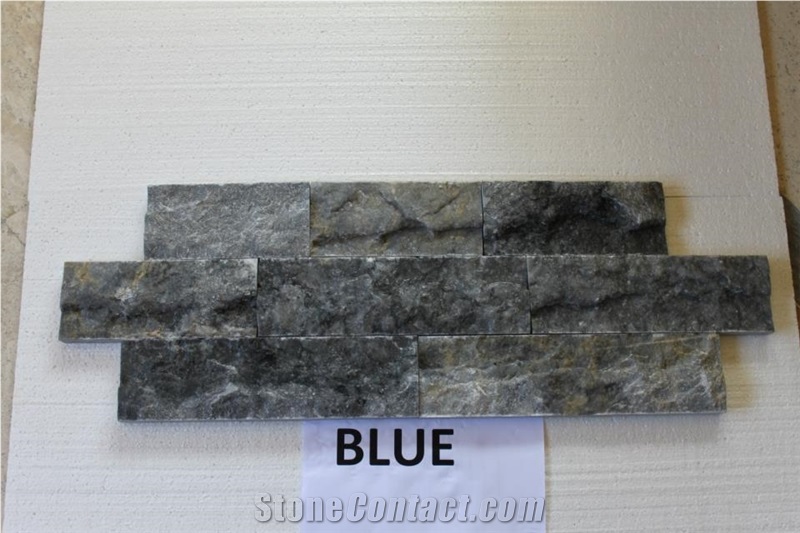 Blue Travertine Cultured Stone,Ledge Stone