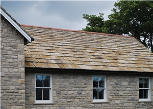 Purbeck Thornback Roof Tiles, Beige Limestone Roof Tiles