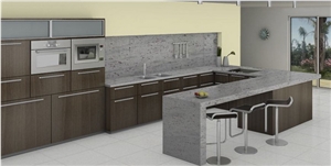 Ambas White Kitchen Countertop, White Granite Kitchen Countertops