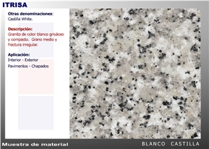 Blanco Castilla - Blanco Castelo, Spain Grey Granite Slabs & Tiles