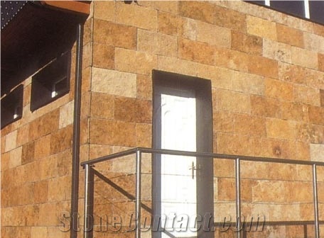 Carioca Bronze Wall Tiles, Areniscas Morisca Yellow Sandstone