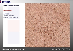Piedra Rosa Sepulveda, Spain Red Limestone Slabs & Tiles