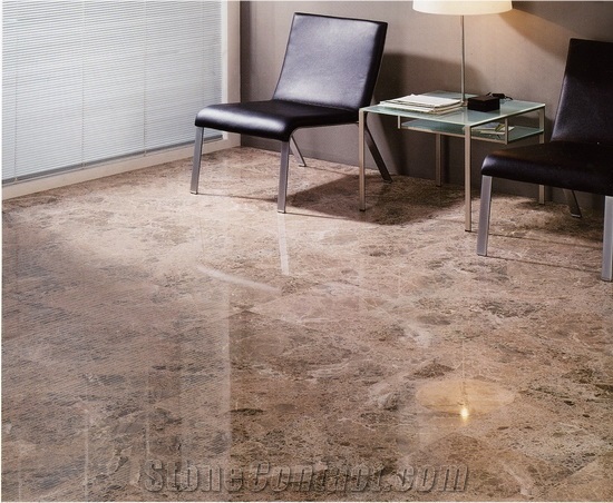 Piel Serpentina Floor Tiles, Spain Brown Marble