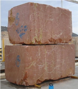 Rojo Quipar Marble Blocks, Spain Red Marble