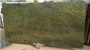 Rainforest Green Marble Slabs, India Green Marble