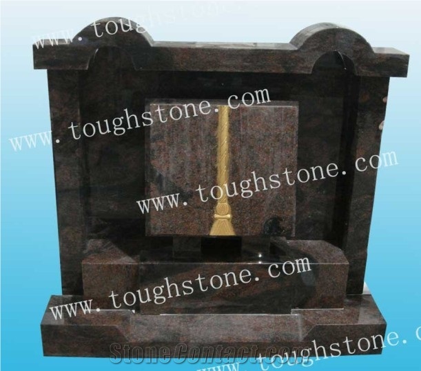 Book Memorial Headstone, Granite Tombstone