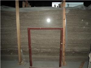 Brown Grain Marble Slab