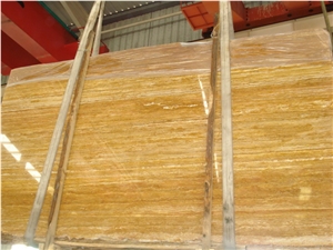 Gold Travertine Slab
