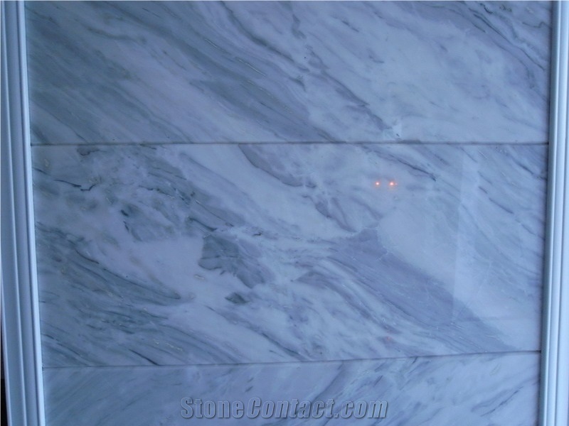 Picasso White Marble Slab
