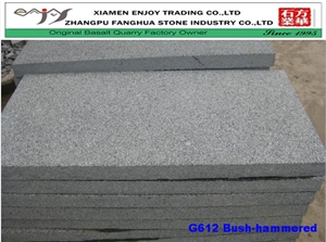 Olivine Gabrro Tile G612 Bush-hammered, G612 Granite Tiles